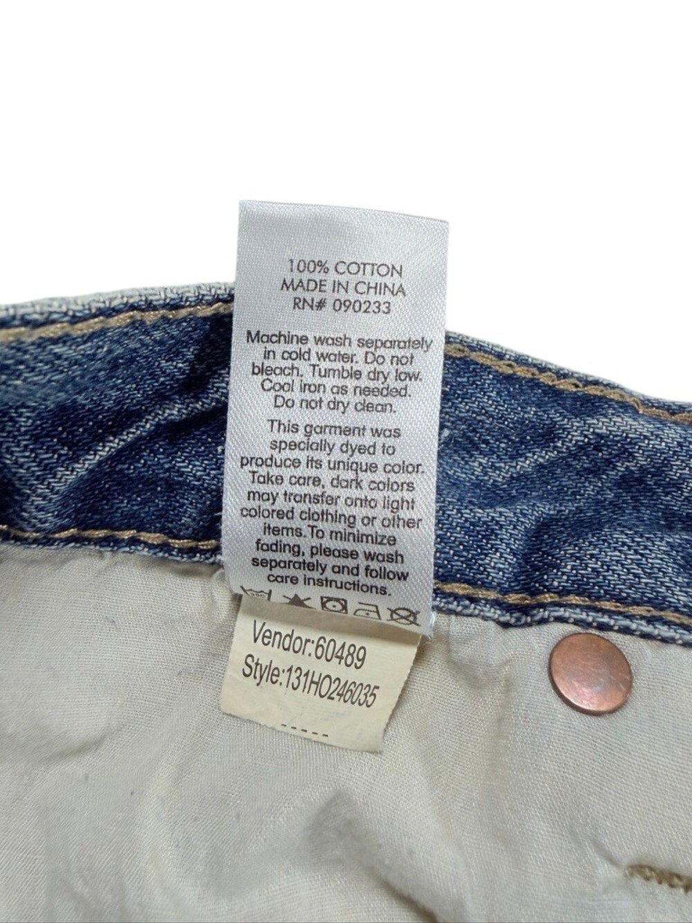 Women's PacSun Baggy Wide Leg Jeans Size 30 Mid Rise Light Wash - Picture 13 of 14